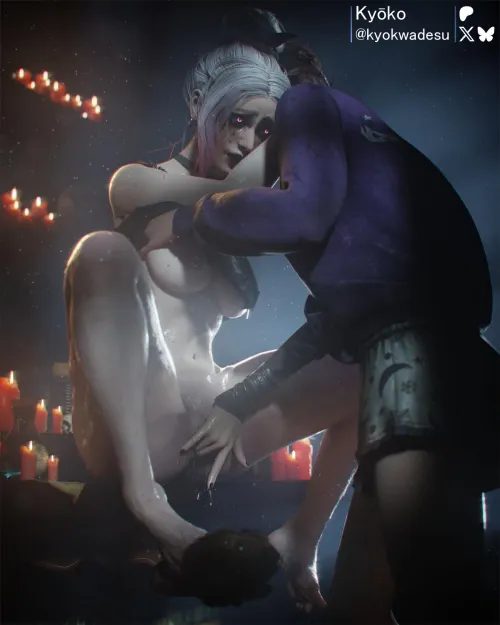 Sable Ward x Mikaela Reid (OC, kyokwadesu)