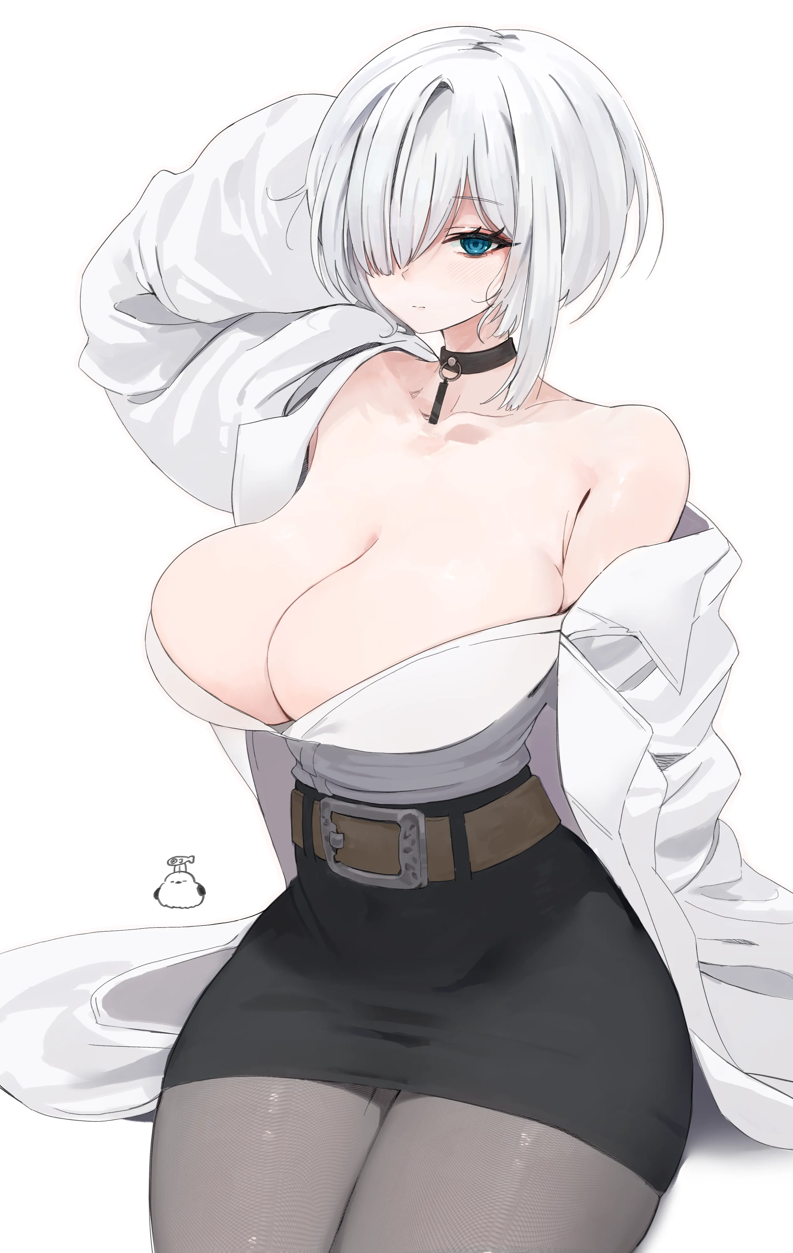 Short White Hair [Original]