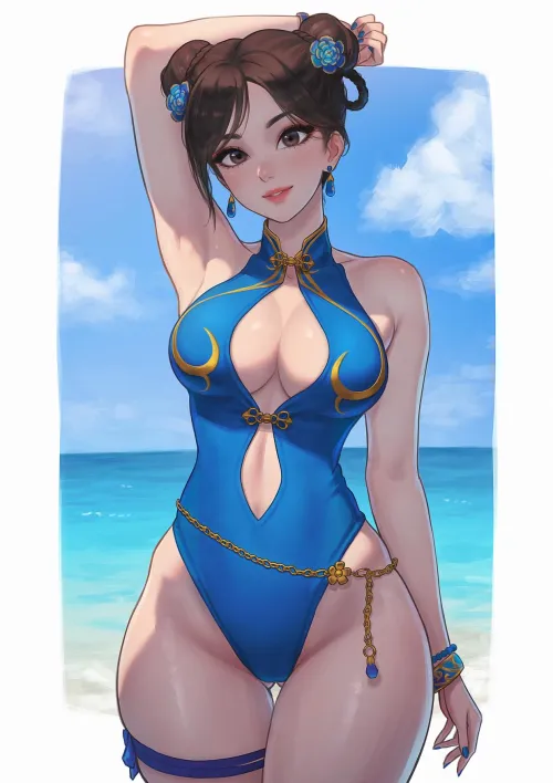 Swimsuit Chunli [Street Fighter]