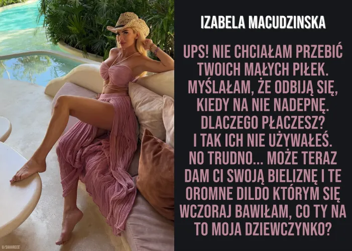 Izabela Macudzinska Captions