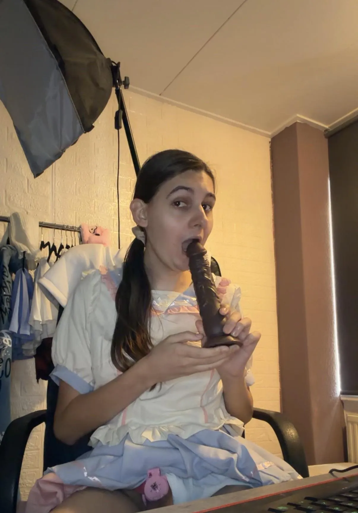 can i be ur pathetic caged slutty sissy bitch