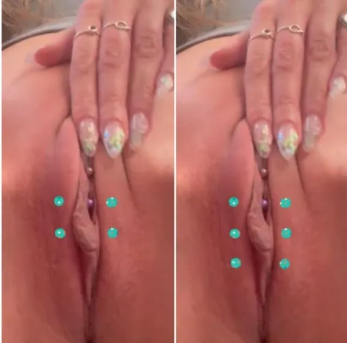 New outer labia PIERCING(S) to be added in 12 days. Help us decide. Comment Yes 2 or Yes 3