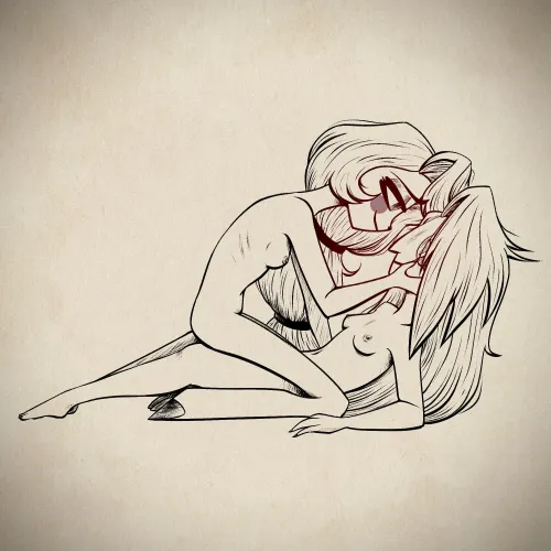 The Princess of Hell and the Fallen Angel (artwork by me)