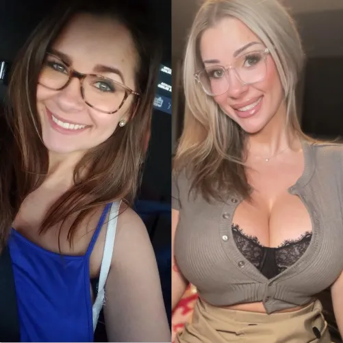 Which do you prefer? Me then or now?