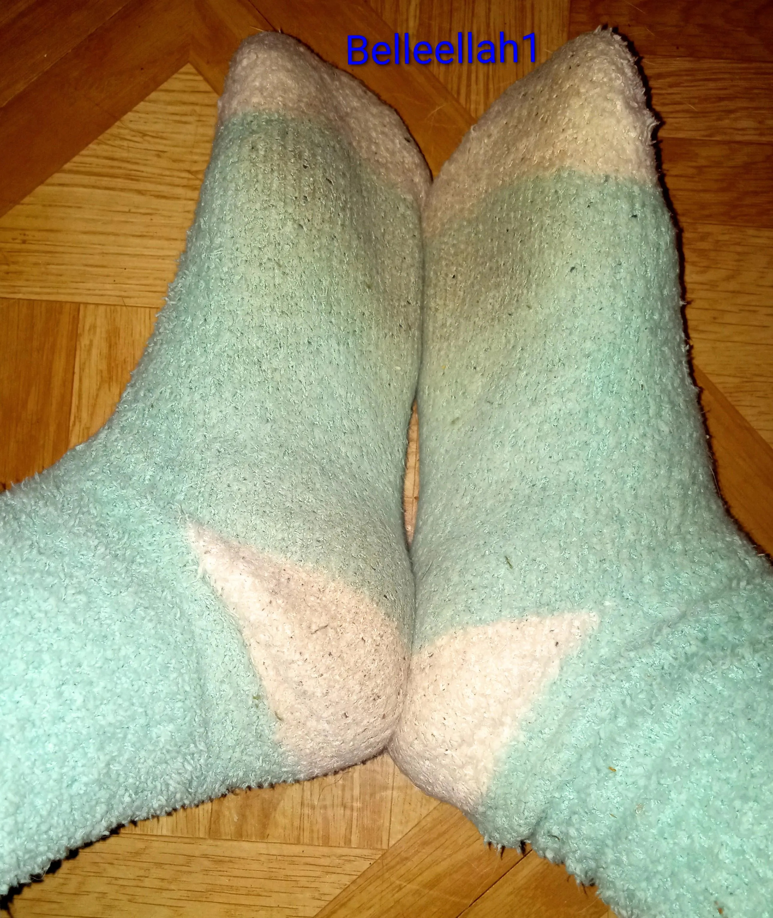 7 day worn fuzzy socks ready to ship! Message me to claim