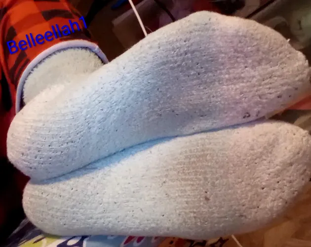 9 day worn fuzzy socks ready to ship! Message me to claim
