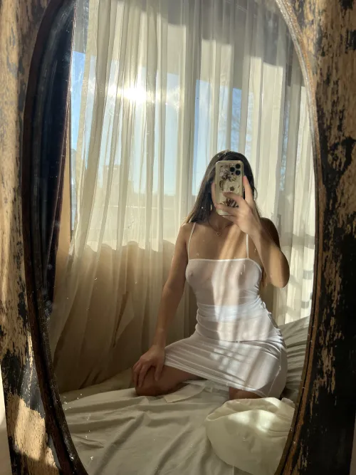 Cute but revealing dress