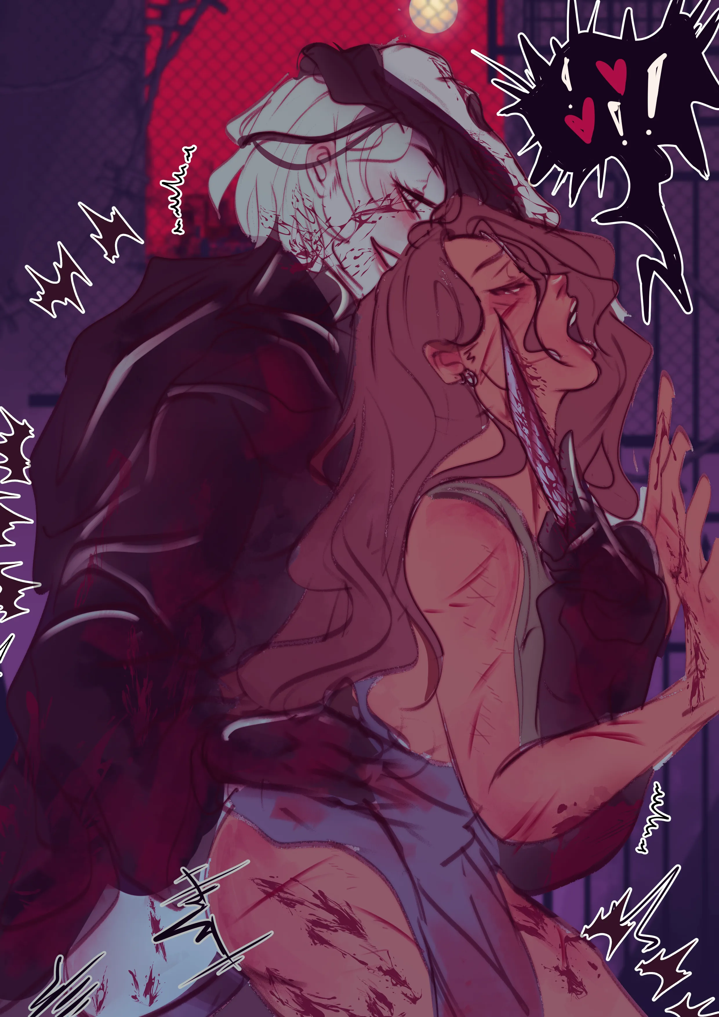 Dangerous (F!Ghostface/Final Girl OC) by homuspicy