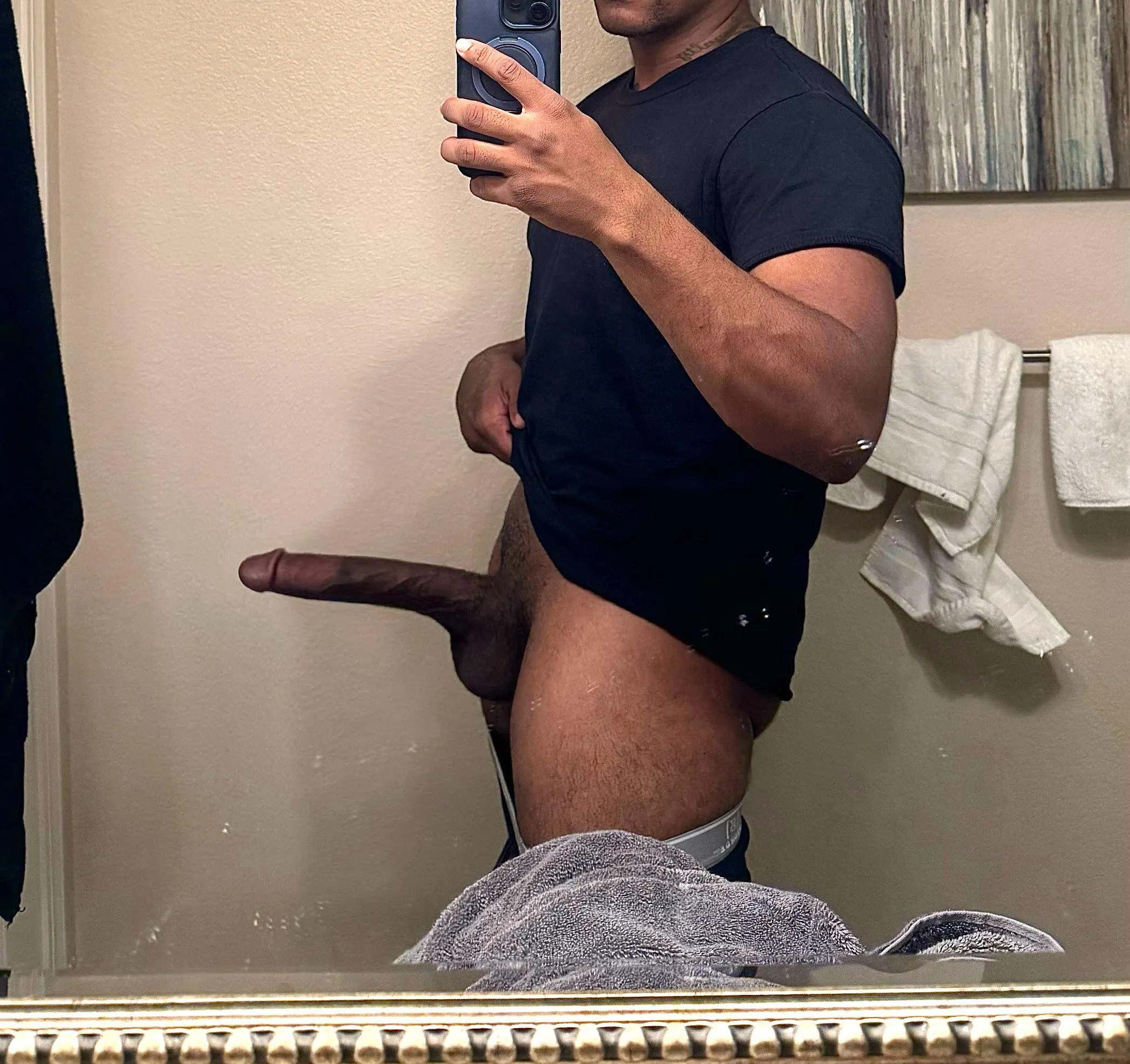 First word that comes to mind looking my black dick?