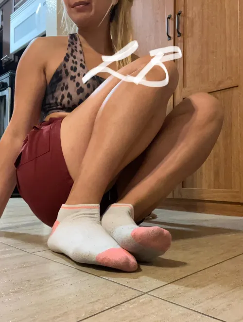 Gym socks Day 2 🥰