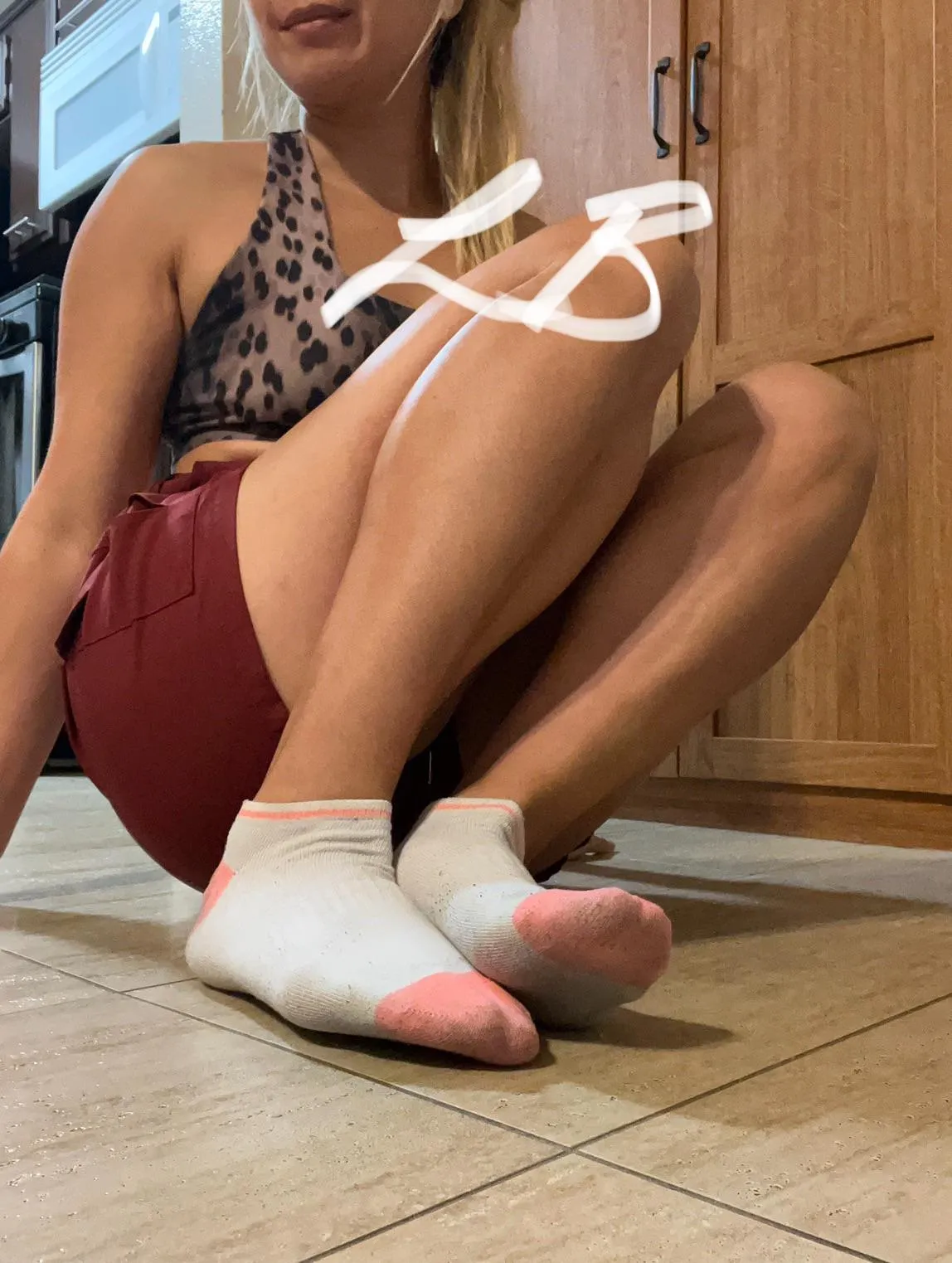 Gym socks Day 2 🥰