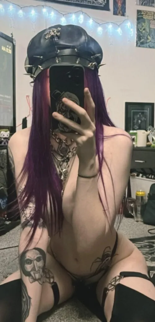 Just a goth girl with an extremely high sex drive to ruin you
