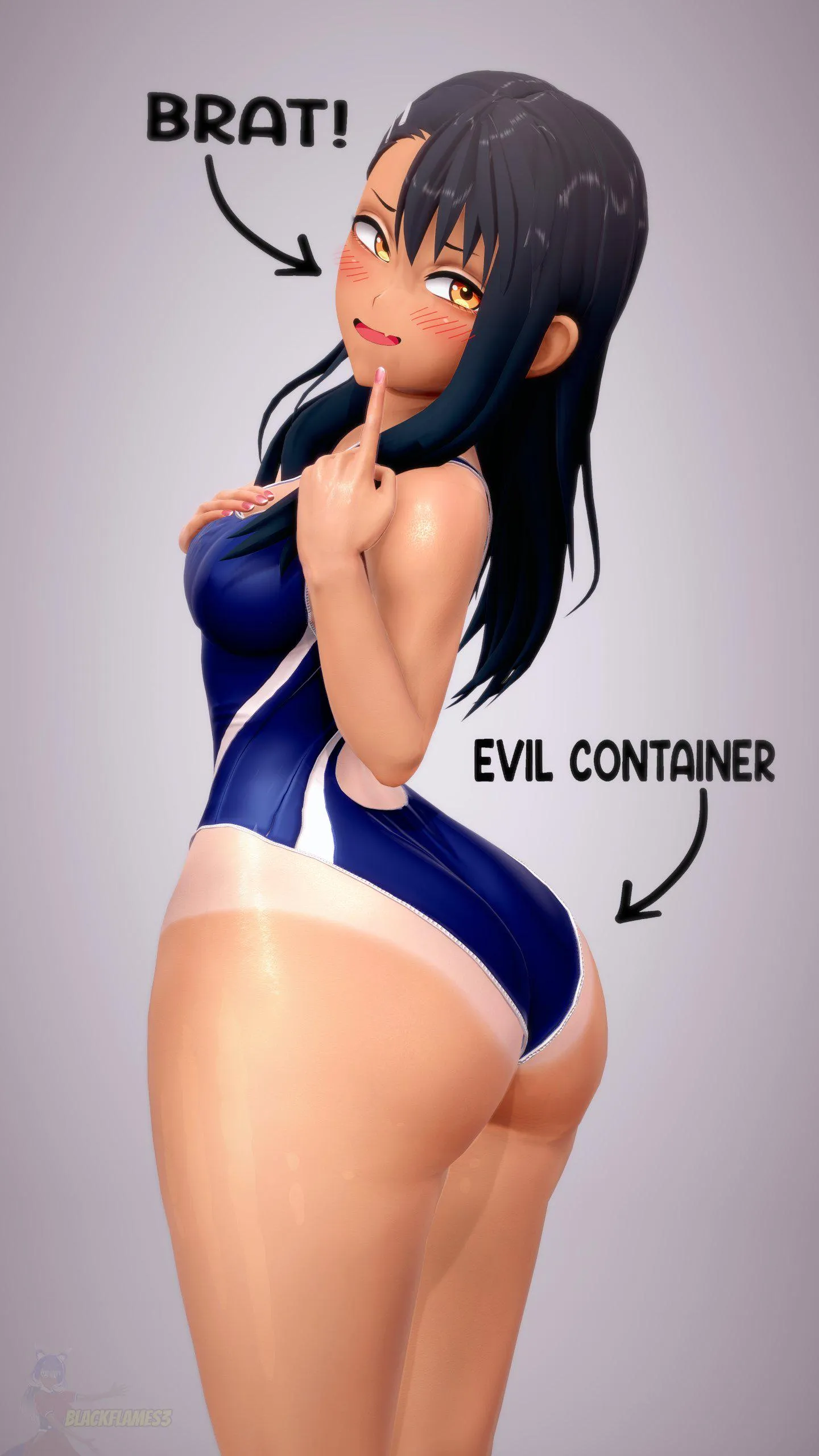 Nagatoro's big evil container