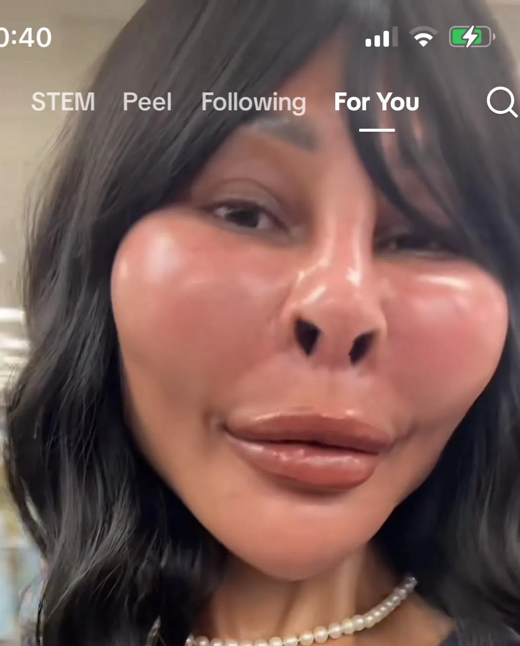 No filters here she says