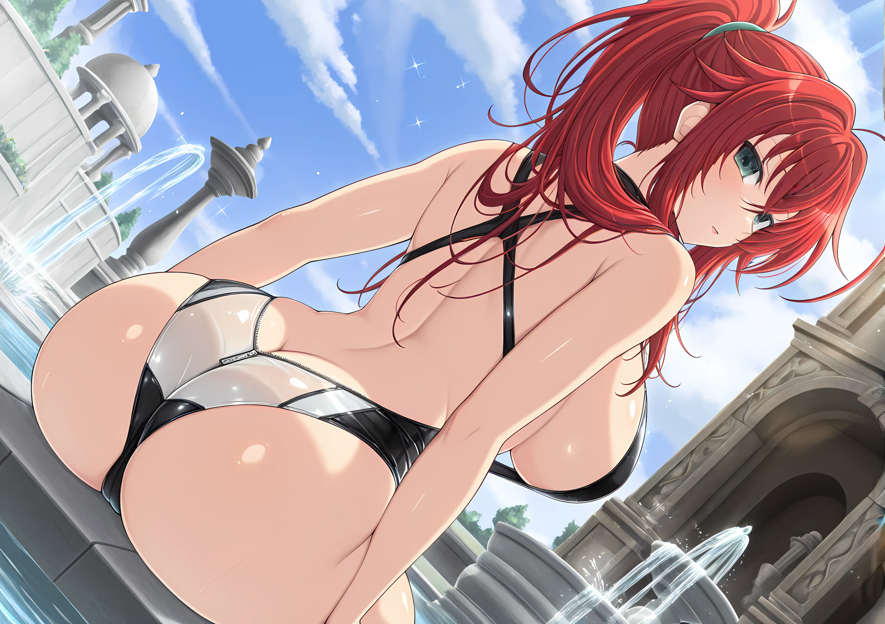 Swimsuit Rias (by chausX)