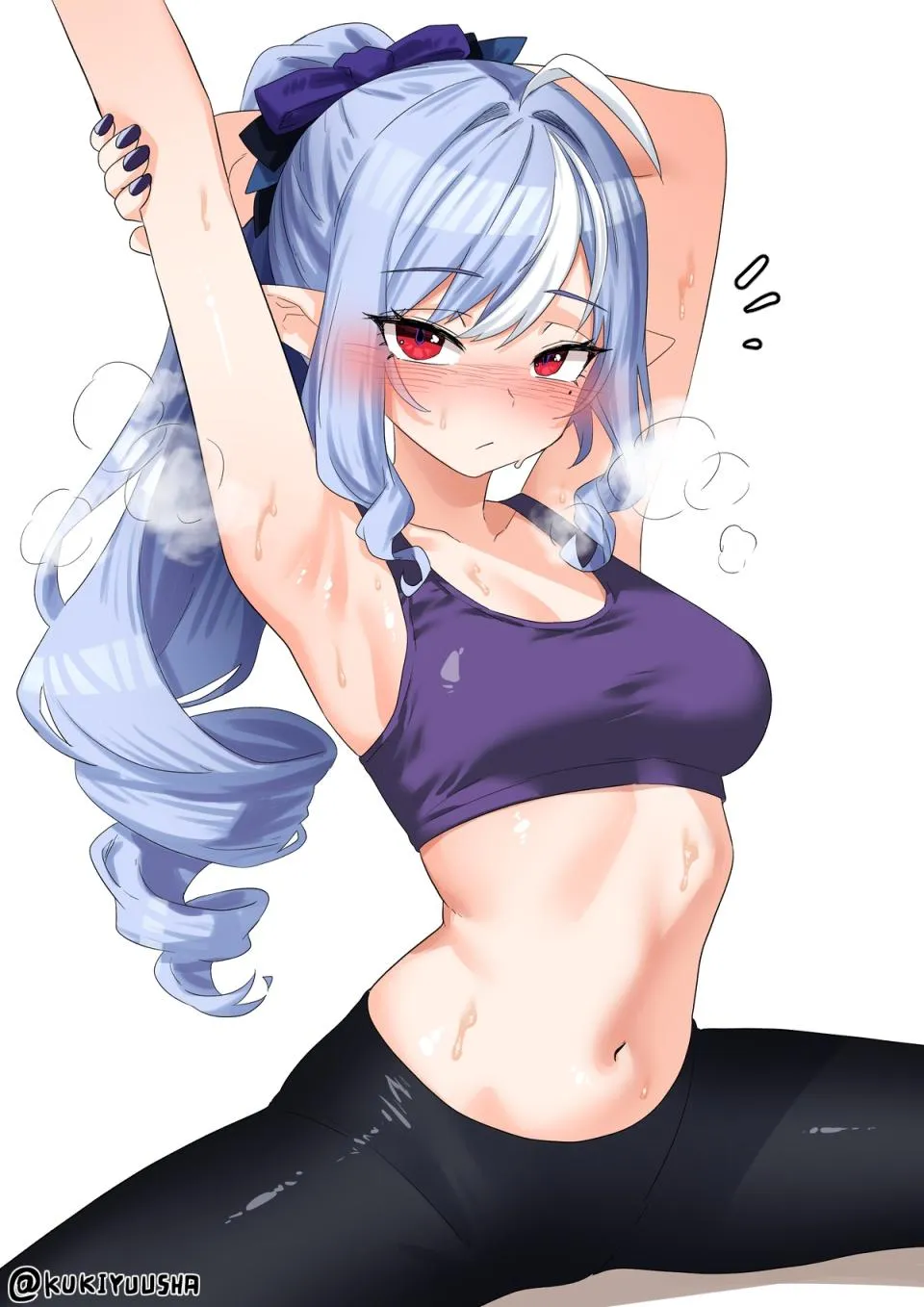 Vivian Stretching (kukiyuusha) [Zenless Zone Zero]