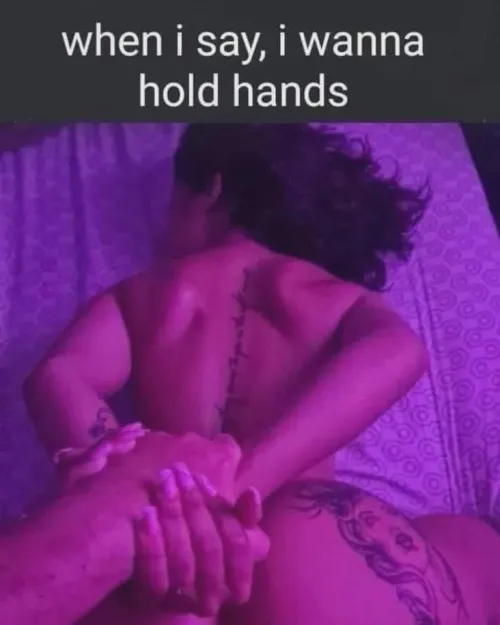 Best way to old hands..