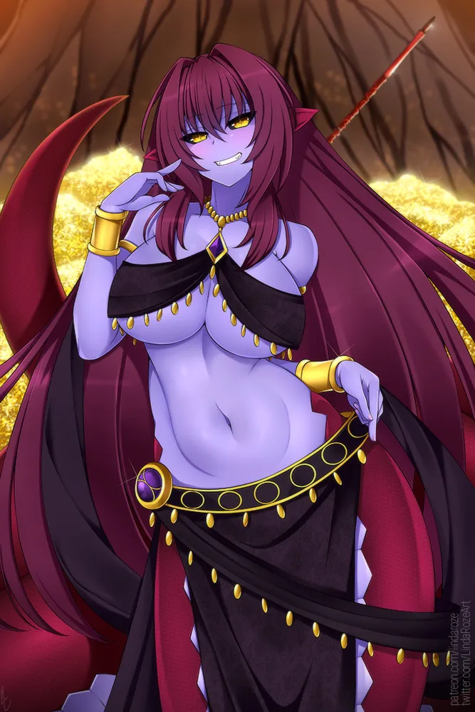 Scathach from Fate/Grand Order turned into a MGE Apophis (Lindaroze)