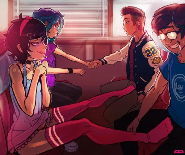 She doesn't know her Best Friend is Teasing her Boyfriend