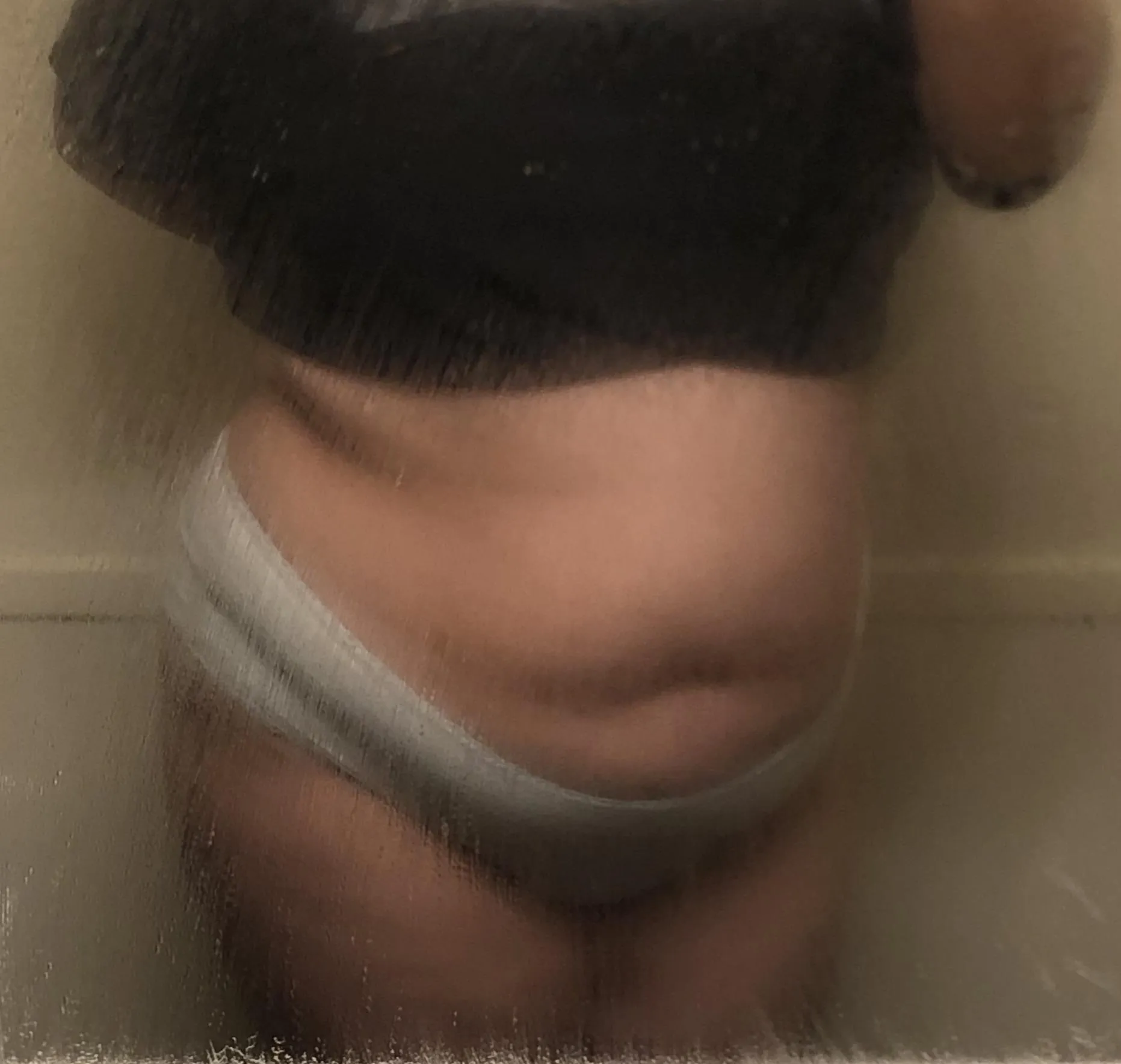 would you be able to resist from grabbing on my doughy belly ?