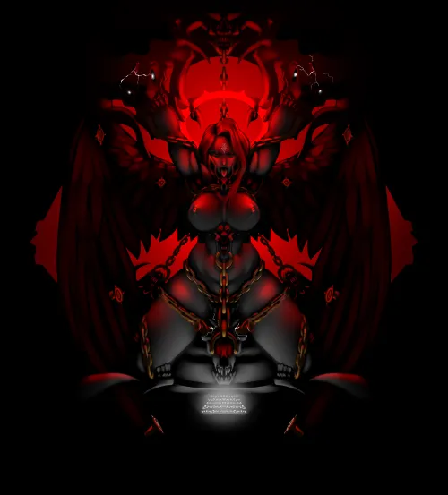 Chained up angel (clariarikari)