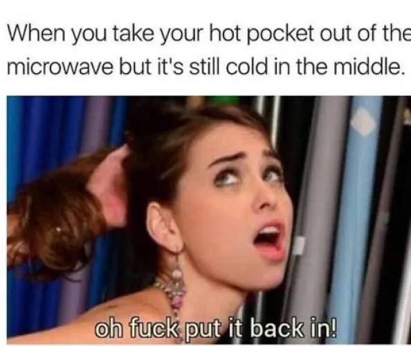 I know it's tempting but...