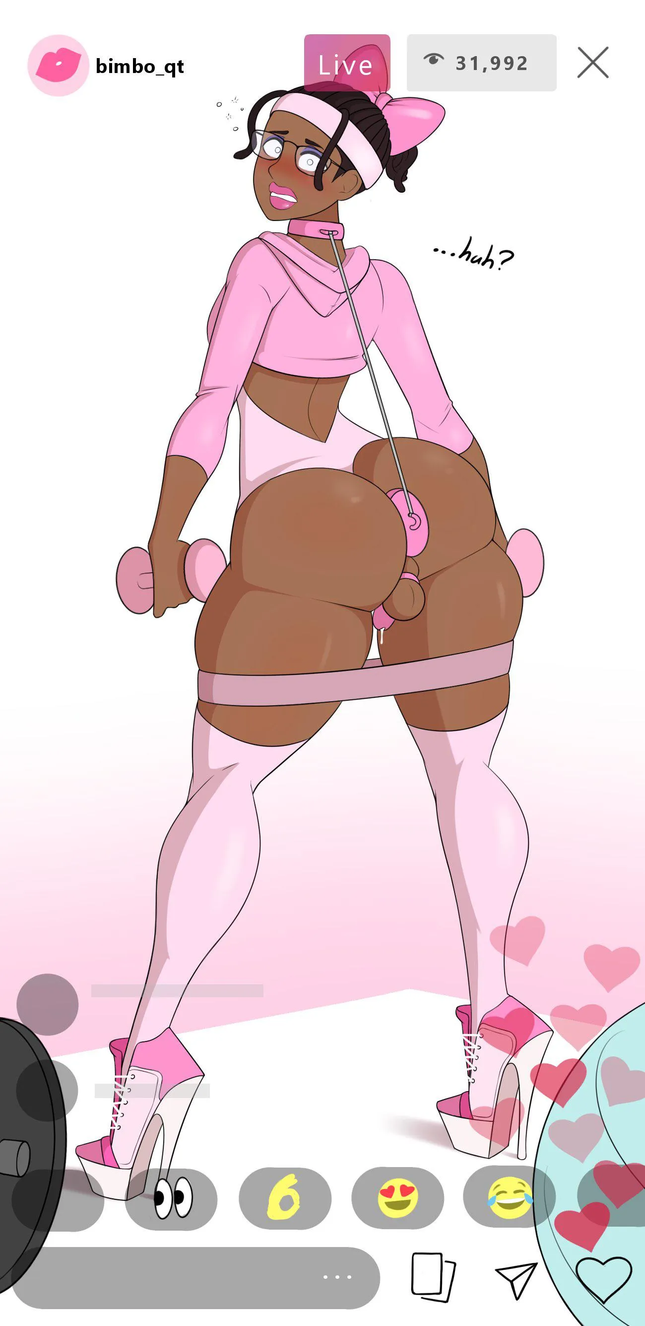 Oh, I’m trying a new workout routine.~ Ya ain’t recording this, right?..