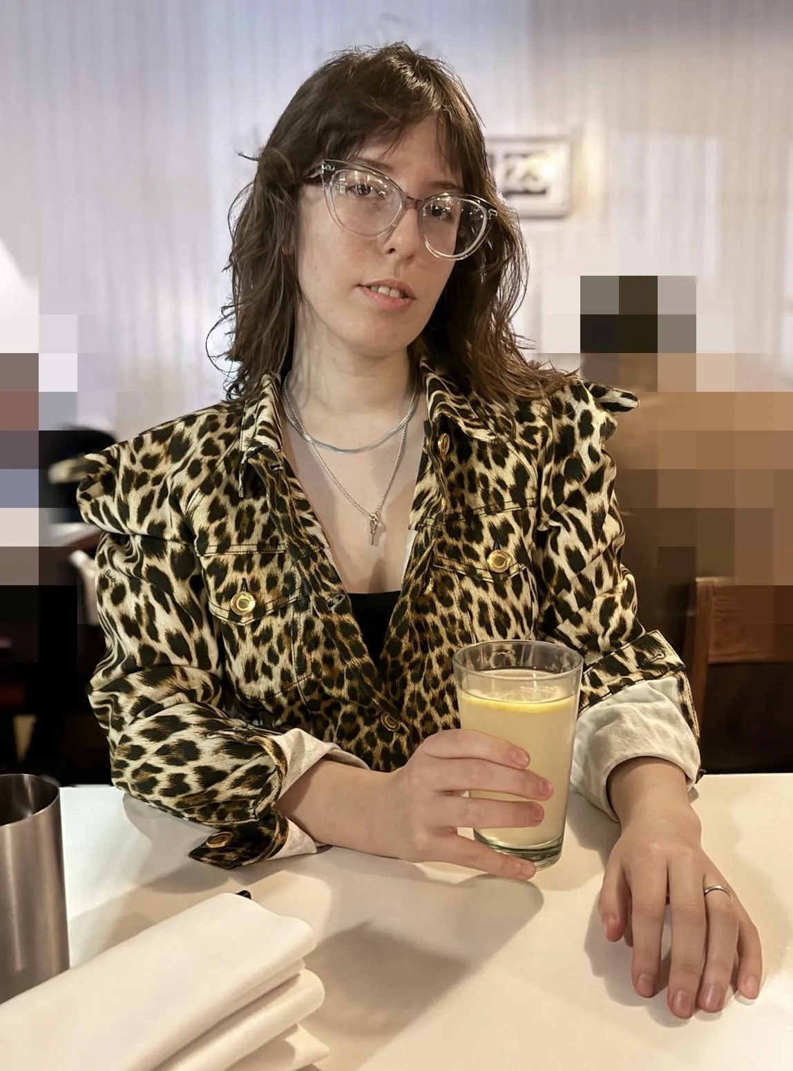 Night out with the key around my neck so everyone knows I'm the one in charge