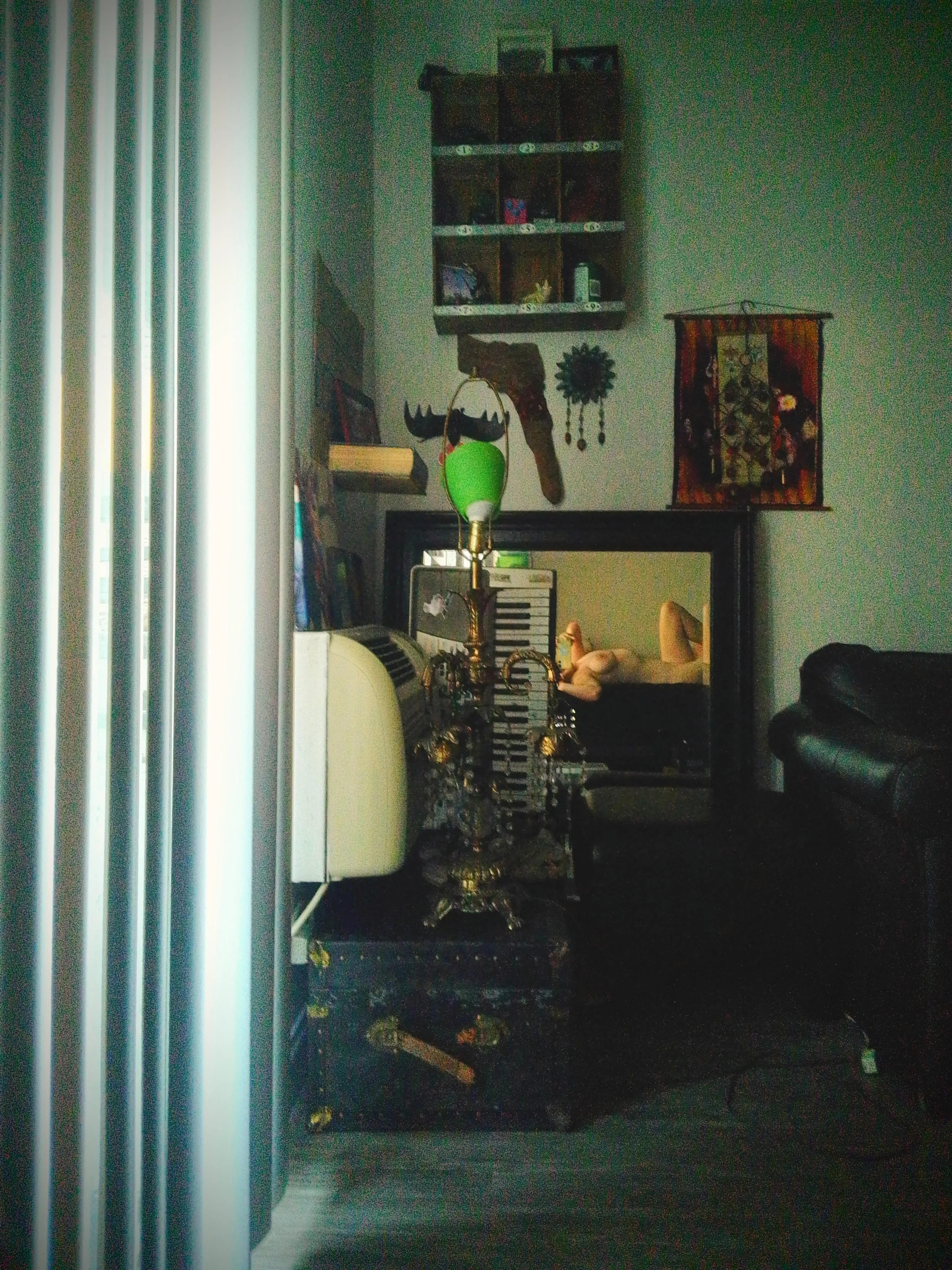 Until the sun creeps through the blinds