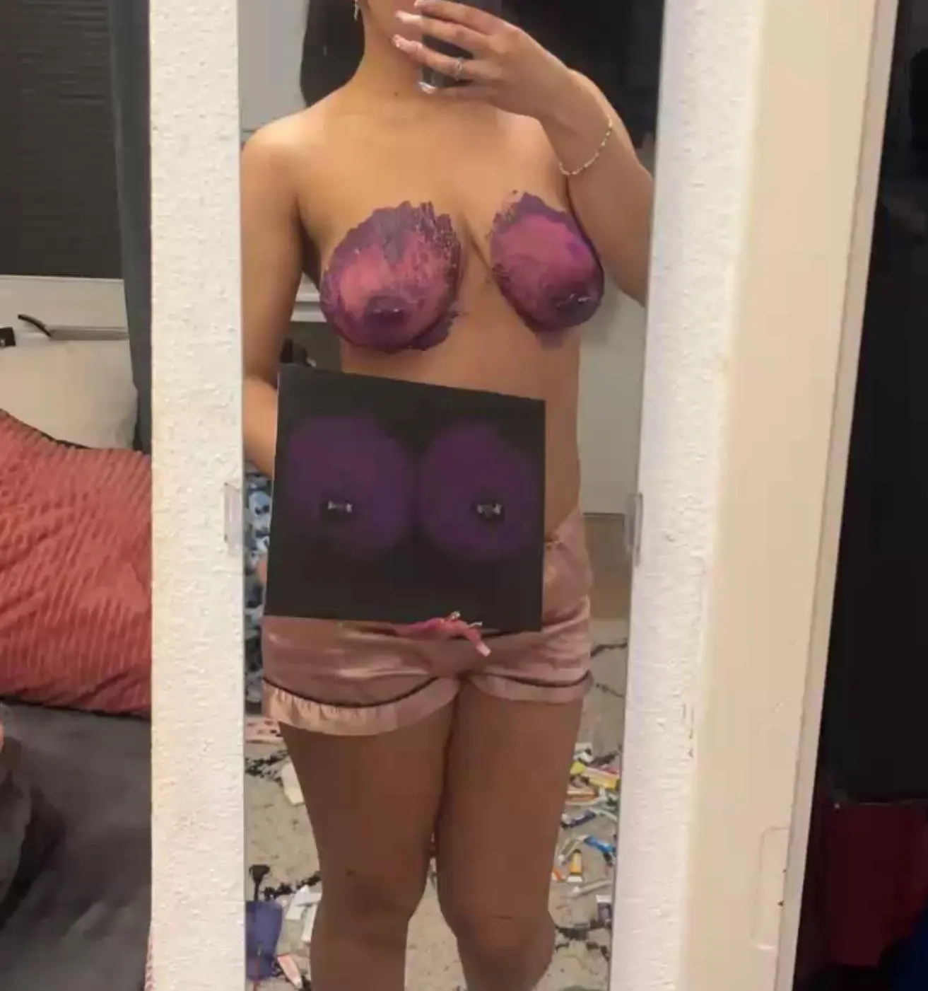 Who needs clothes when you’ve got paint?