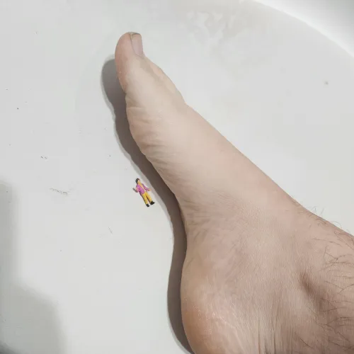 You Cant scape from me tiny man