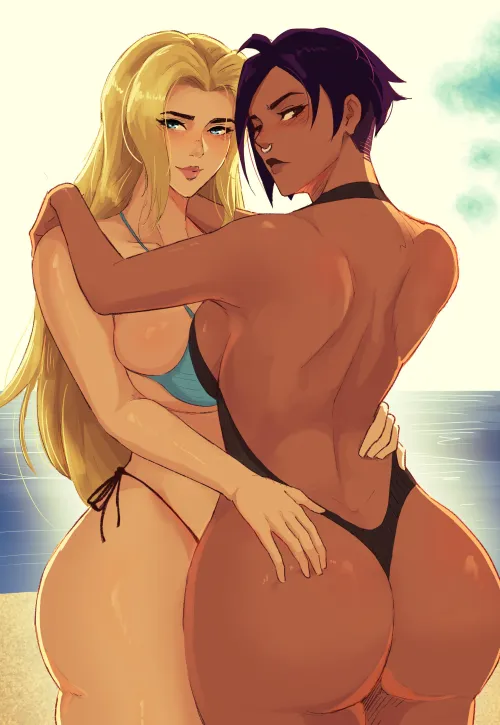 Blonde Blazer and Invisigal (Nessaje) [Dispatch]