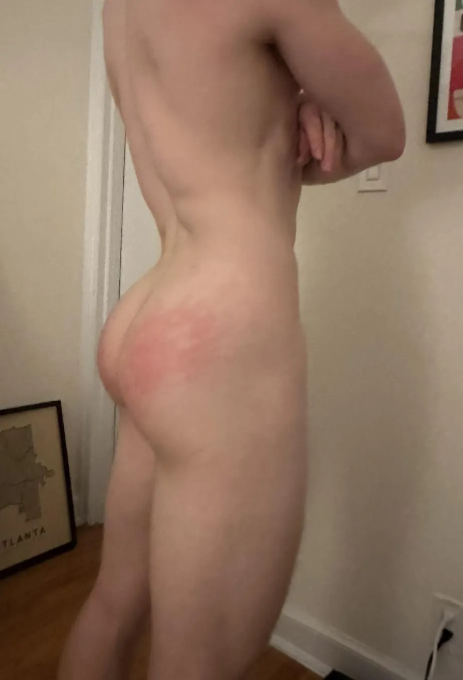 Bro btf outta me. Rate the cheeks and the handprint