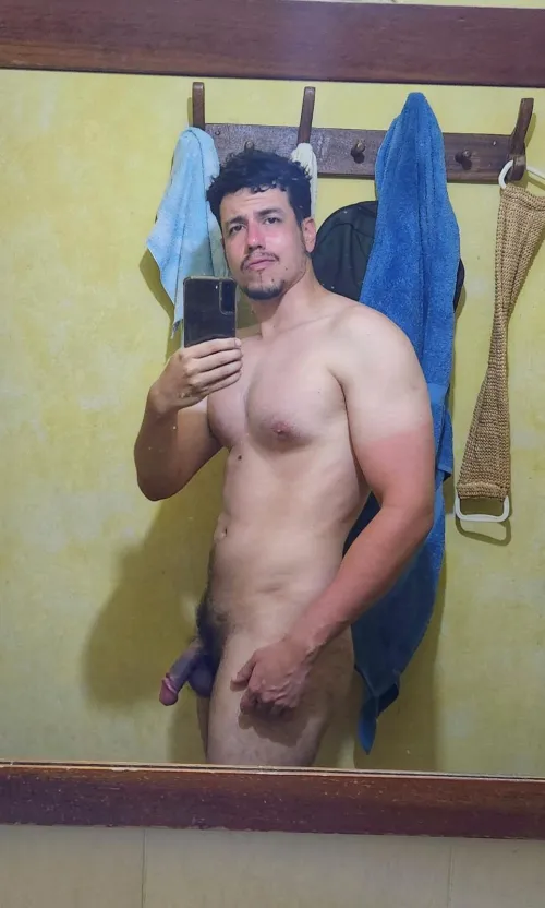 freshly bathed...ready to get me dirty again