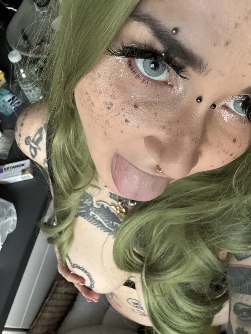 Green hair