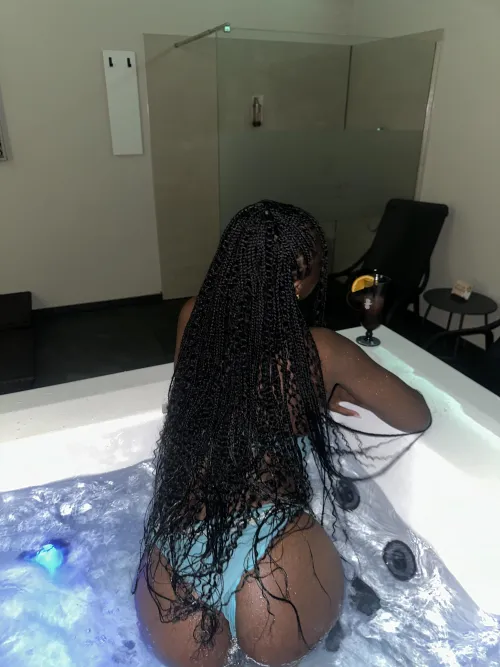 Have you ever experienced an African girl in a hot tub?