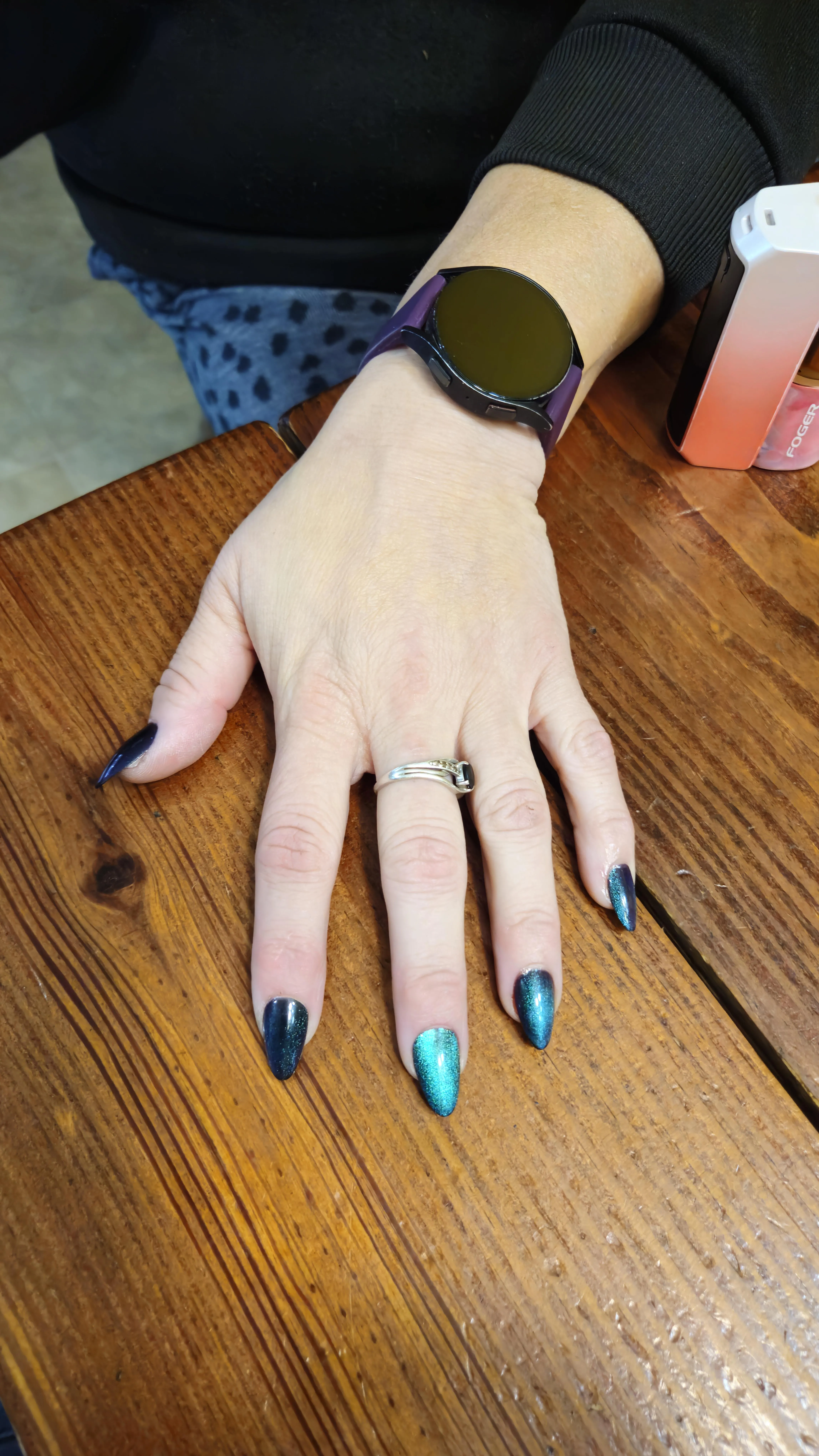 She thinks they would look good around all of you....