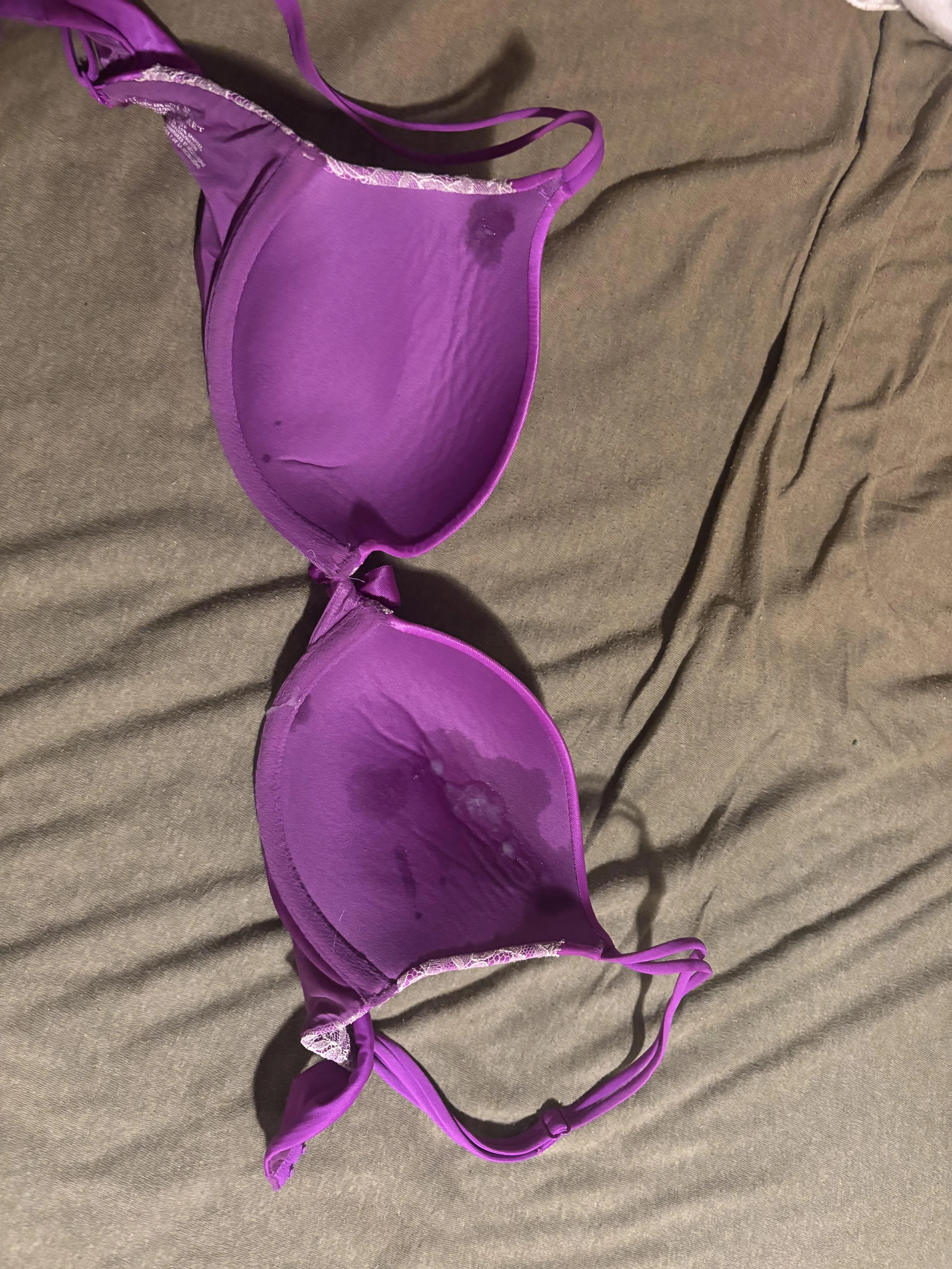 Small load on my 32 B purple bra