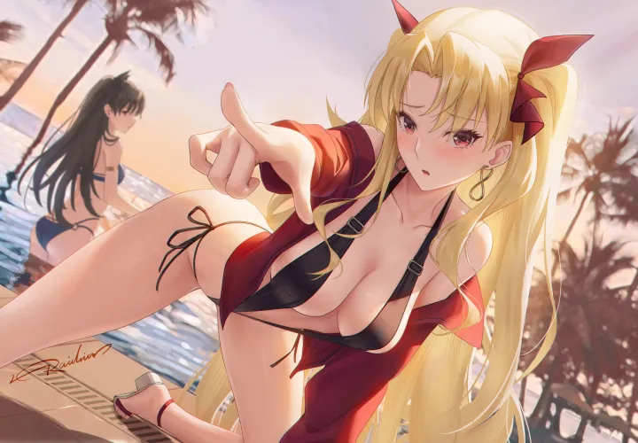 Swimsuit Ereshkigal & Ishtar (Raidriar_18)