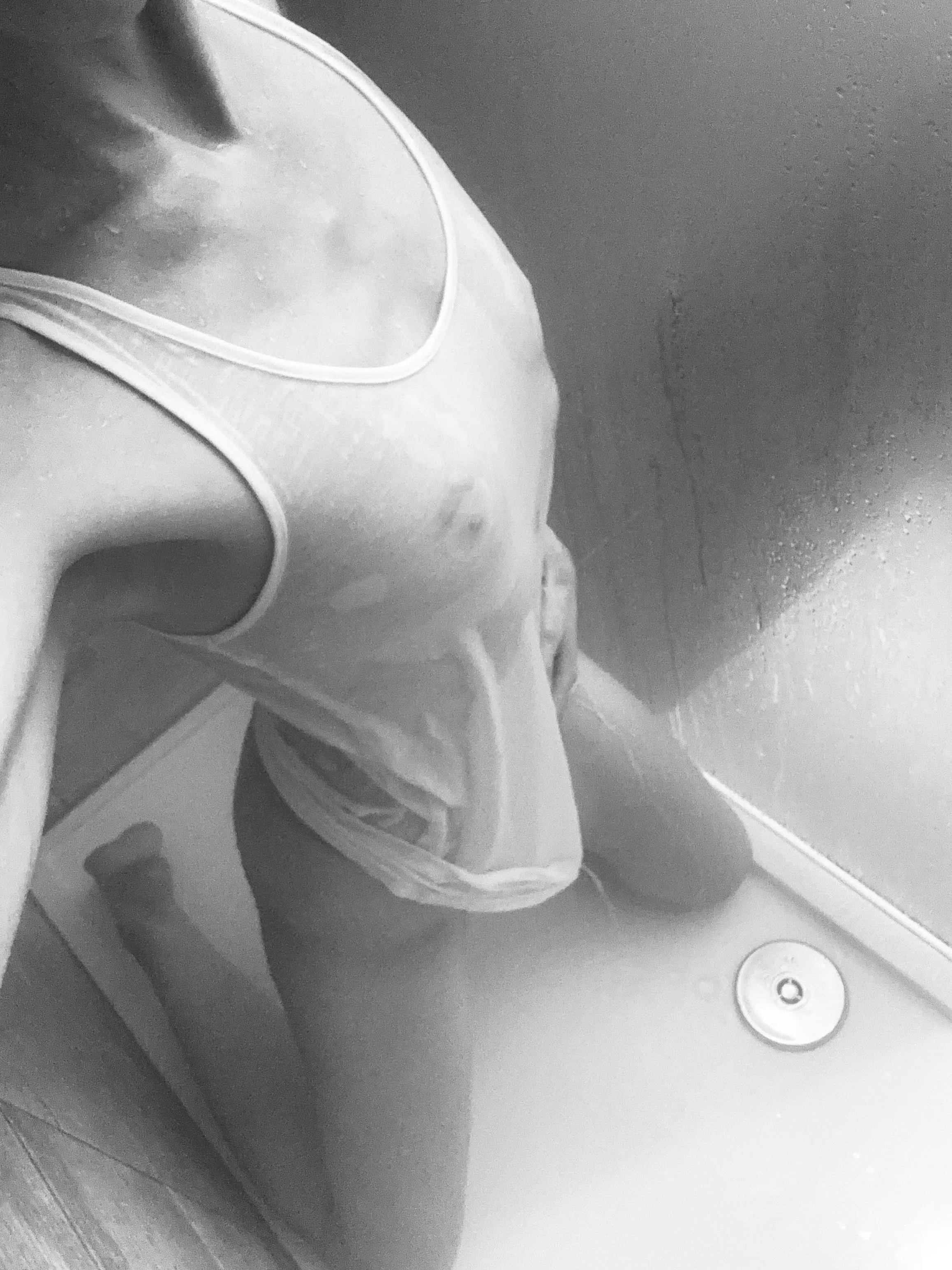 Warming up in the shower