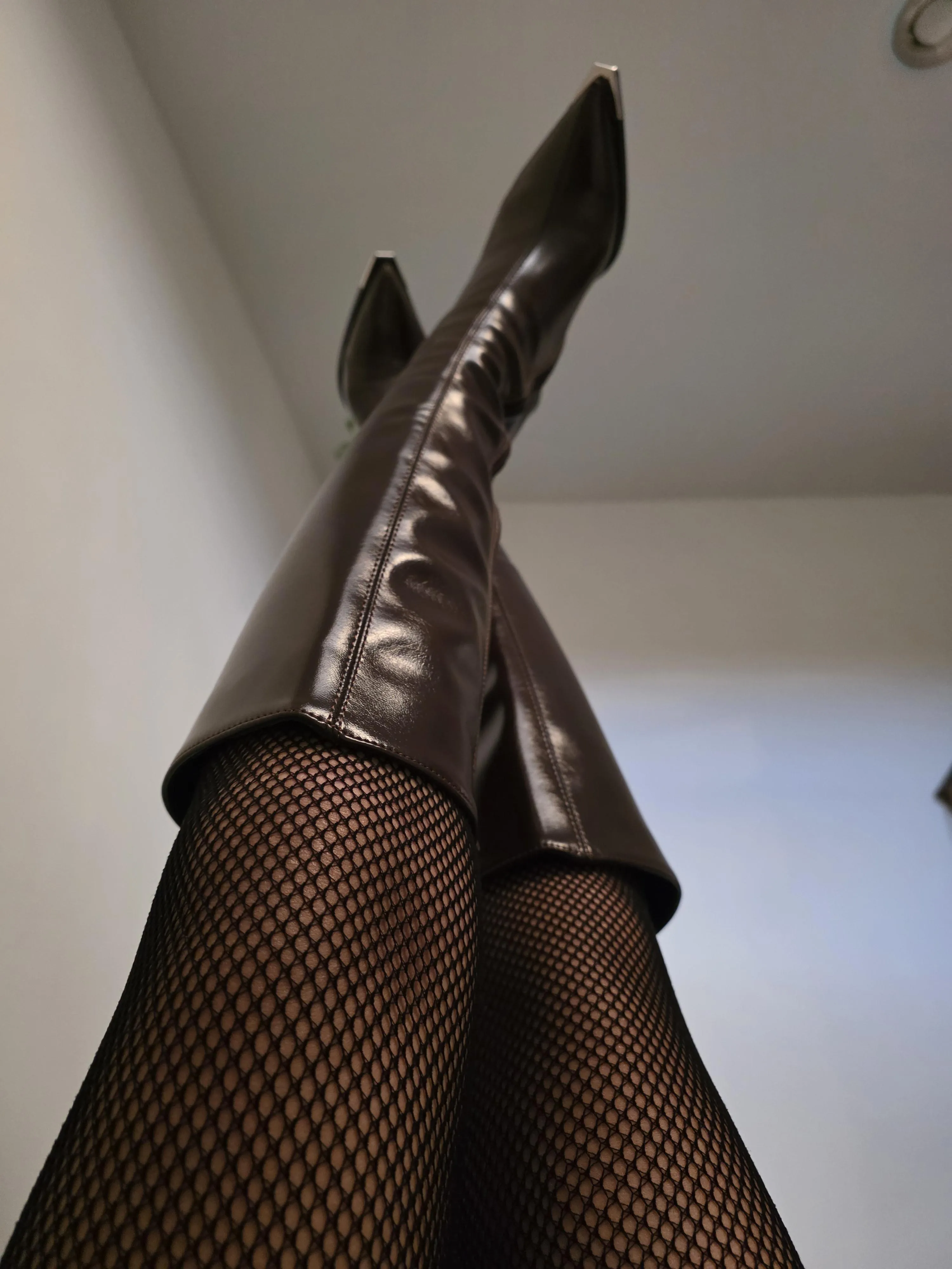 Come here… I want to see your face when my boots make your spine forget how to behave.