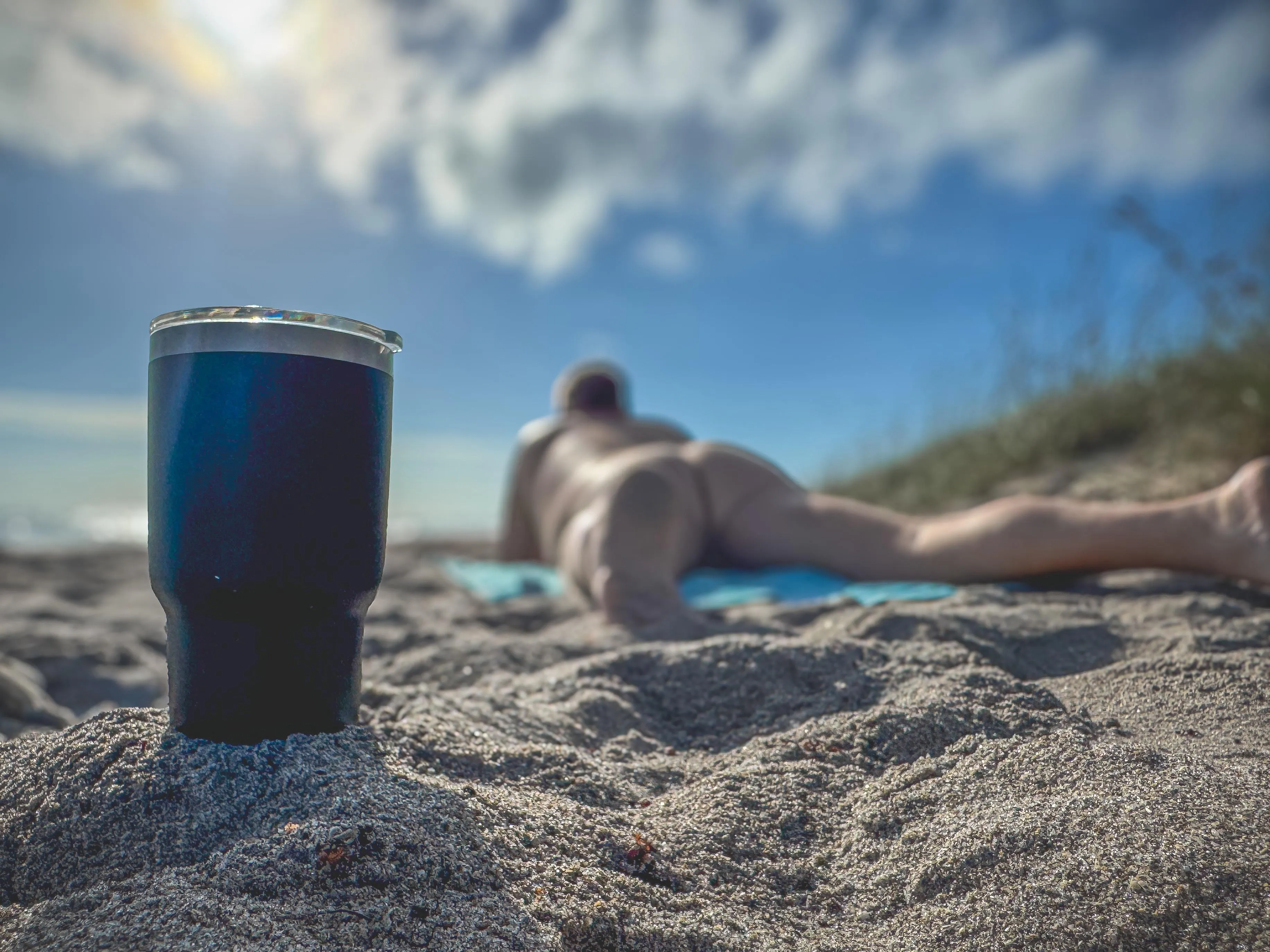 First time I’ve had the whole beach to myself. Call in sick and come out, it’s beautiful today!