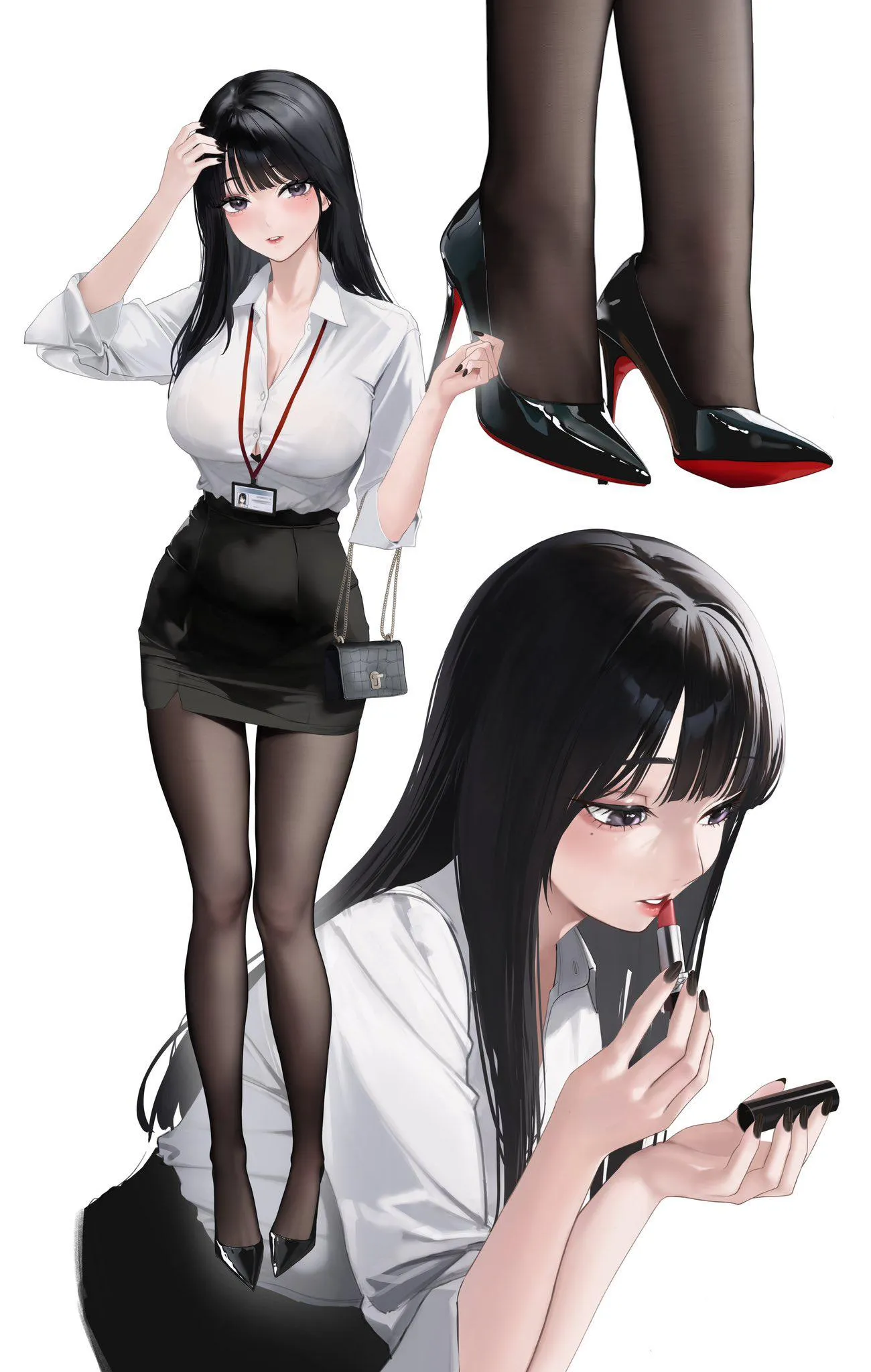 Getting ready for work [Original]