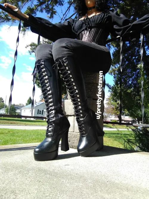 My boots will make you drool