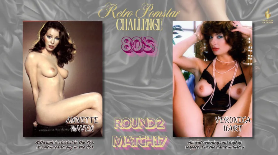 🏆 Retro Pornstars of the 80s – 17th Match / Start of the Second Round! 🎞️