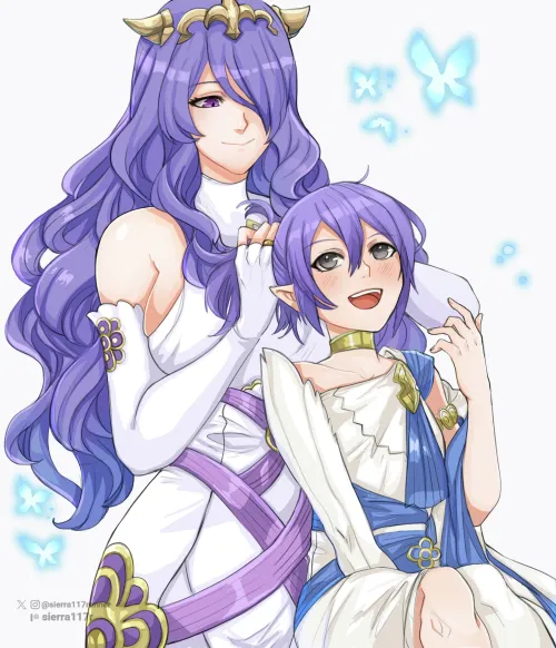 The Queen and her daughter (@Sierra117renner)