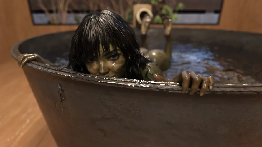 Are you gonna join Rowan in the tub? (OC)