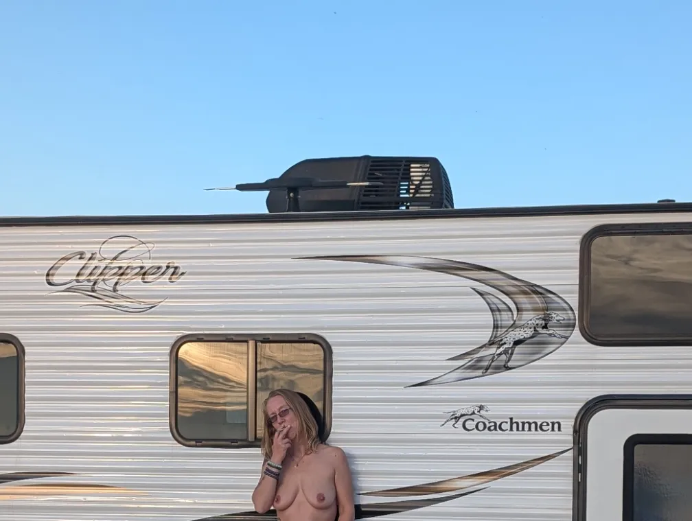 I wish we could get out naked camping more often