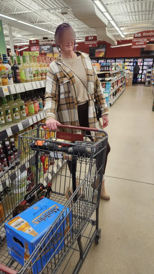 Key always on display. Even when getting turkey day necessities