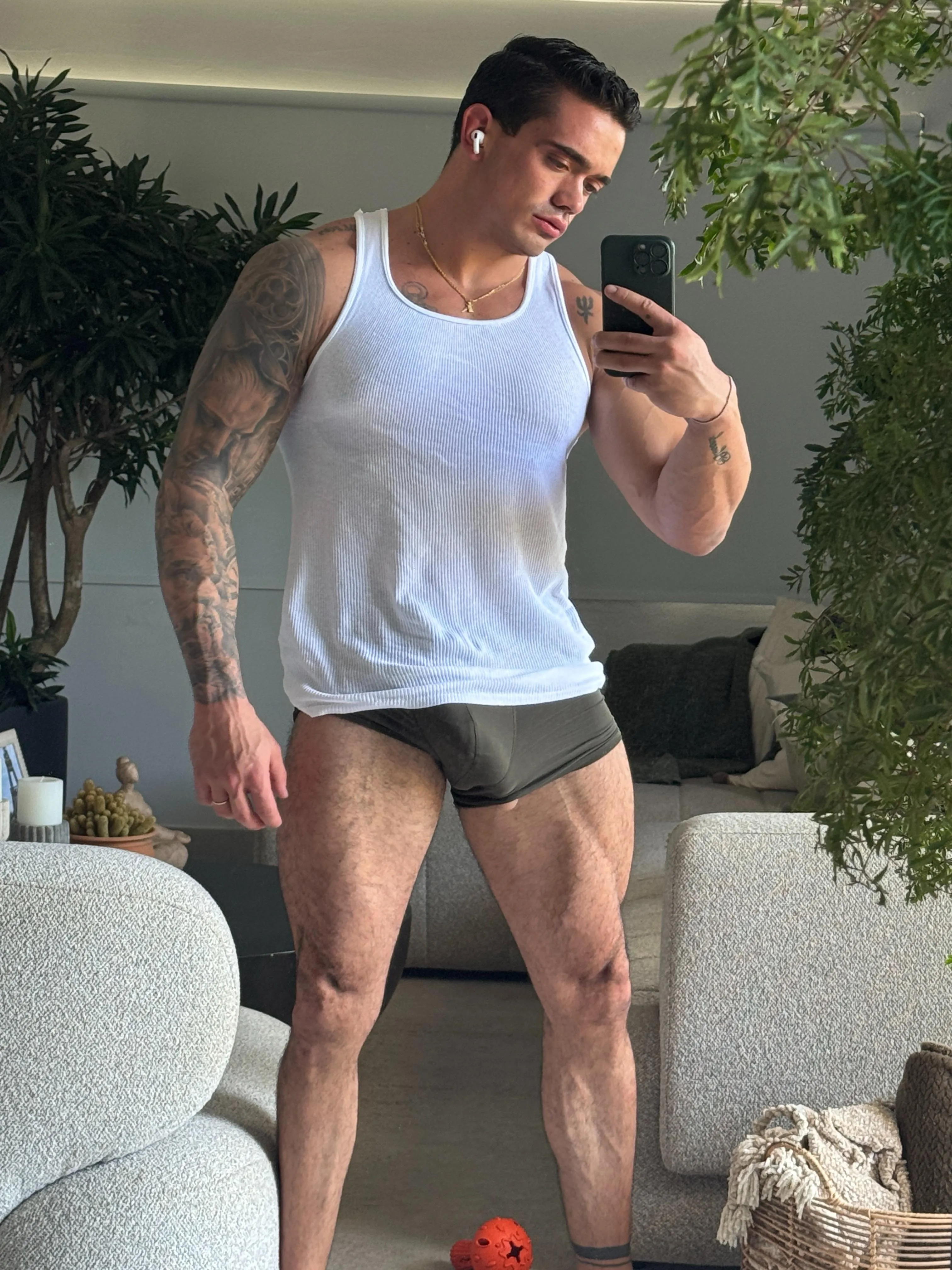 try to focus on my quads